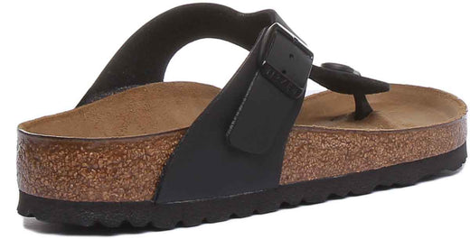 Birkenstock Gizeh sandalen | zwart Birko-Flor voor dames