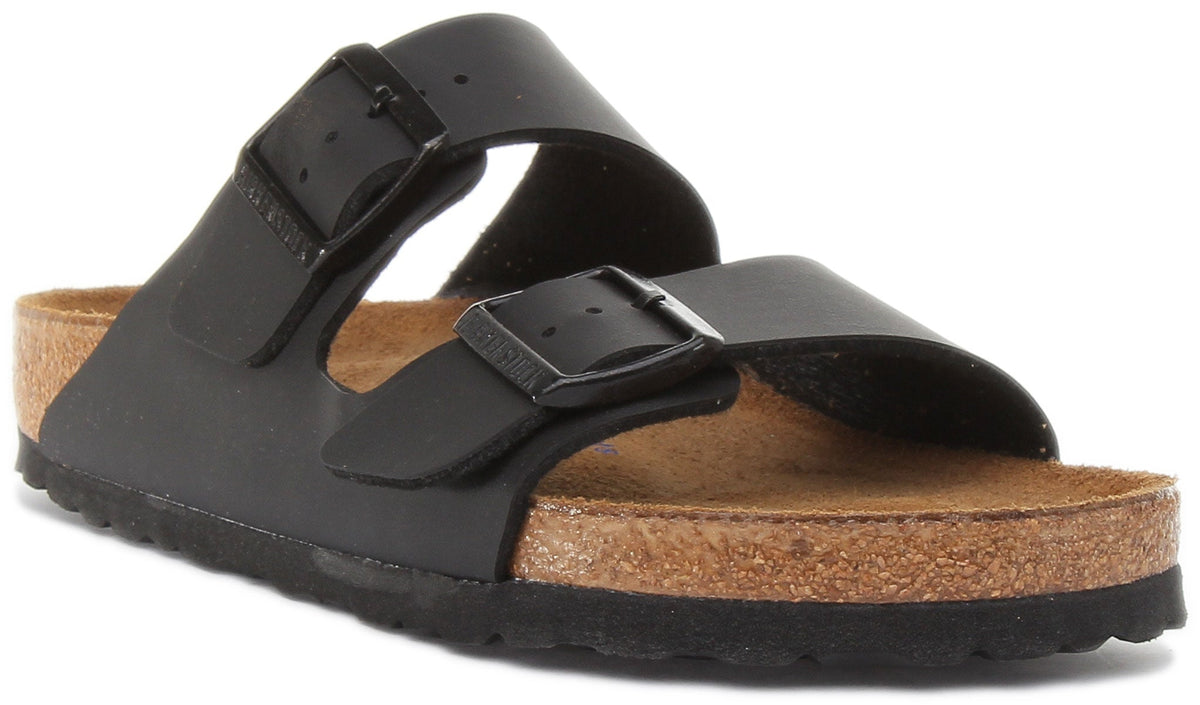 Sandales Birkenstock Arizona | Birko-Flor noir pour homme et femme