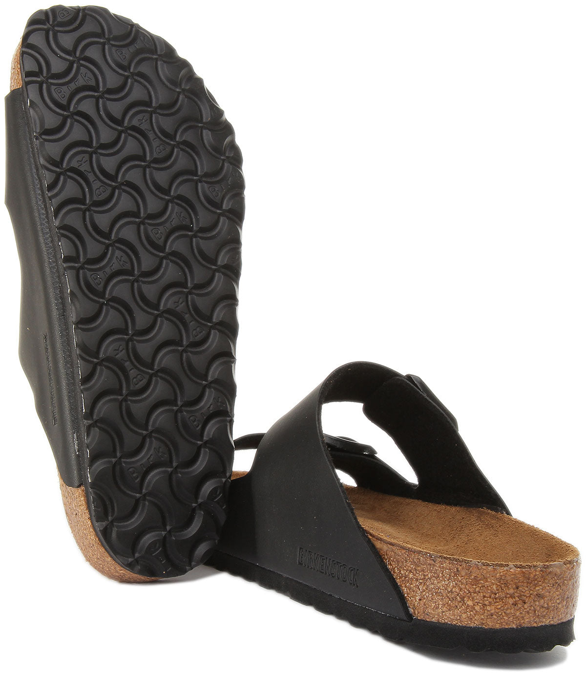 Sandales Birkenstock Arizona | Birko-Flor noir pour homme et femme
