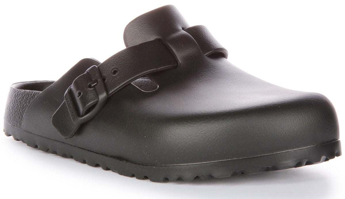 Sabots Birkenstock Boston | EVA noir - Édition Essentials pour femmes