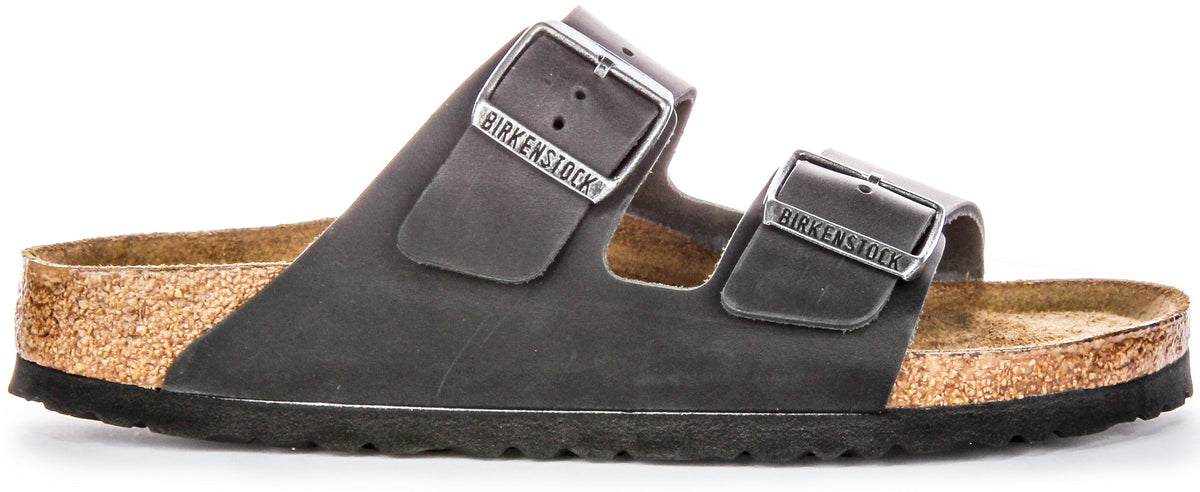 Birkenstock Arizona-sandaler | svart äkta läder för dam