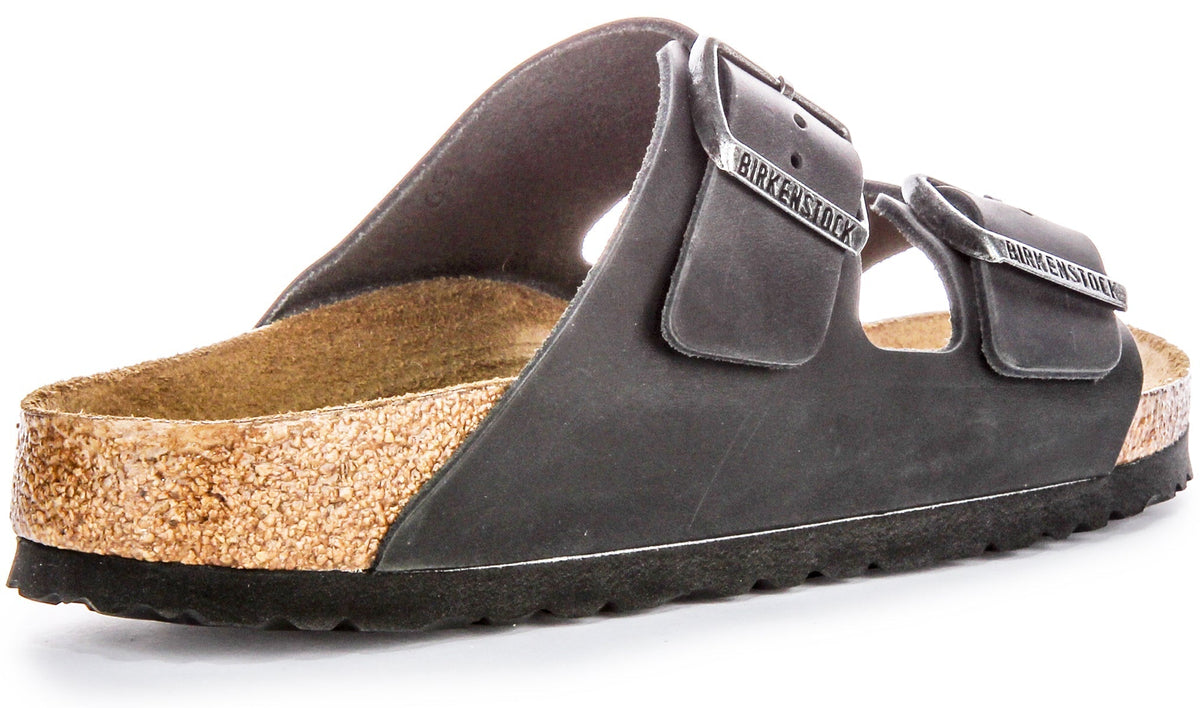 Birkenstock Arizona-sandaler | svart äkta läder för dam