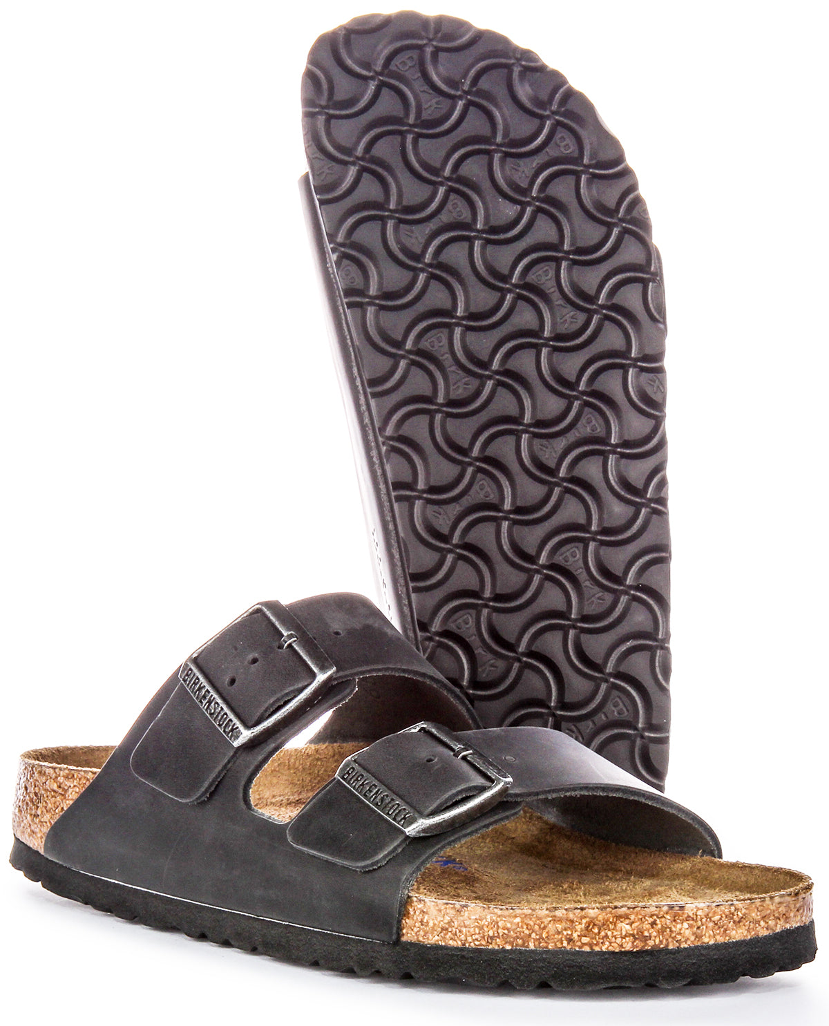 Birkenstock Arizona-sandaler | svart äkta läder för dam