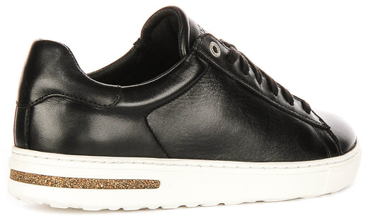 Zapatillas Birkenstock Bend Low | Piel auténtica negra para hombres y mujeres - Ajuste regular