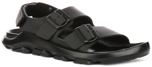 Baskets Birkenstock Mogami Terra | Cuir véritable noir pour hommes - Coupe normale