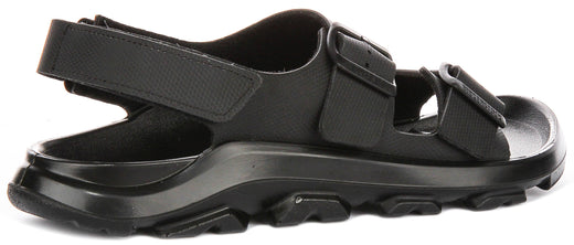 Baskets Birkenstock Mogami Terra | Cuir véritable noir pour hommes - Coupe normale
