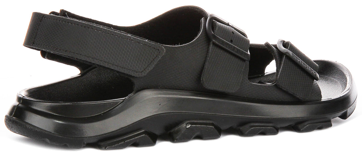 Birkenstock Mogami Terra Trainers | Black genuine leather for Men - Regular Fit