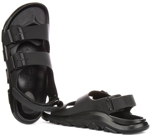 Baskets Birkenstock Mogami Terra | Cuir véritable noir pour hommes - Coupe normale