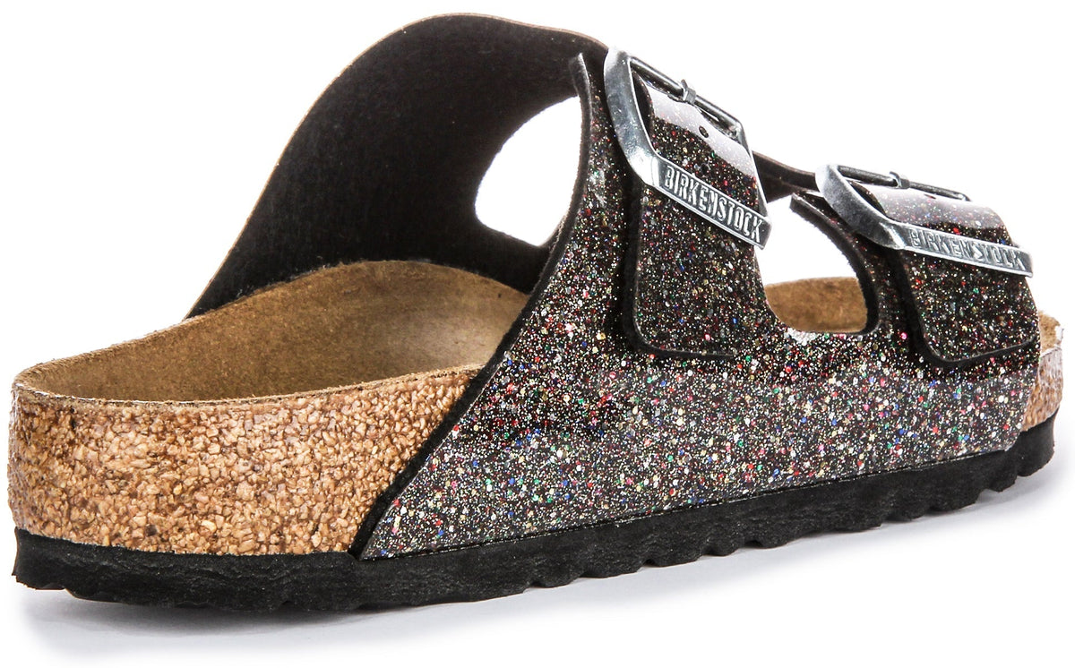 Sandales Birkenstock Arizona | Birko-Flor noir - Multicolore pour enfants