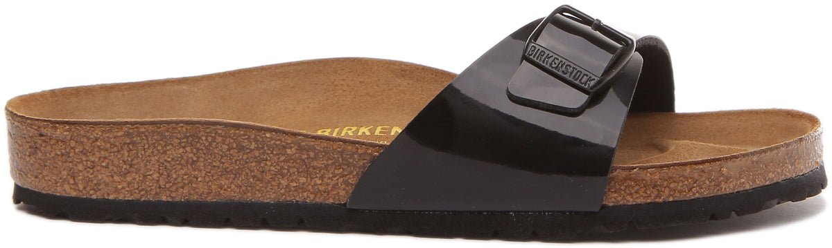 Sandales Birkenstock Madrid | Noires en Birko-Flor pour femme