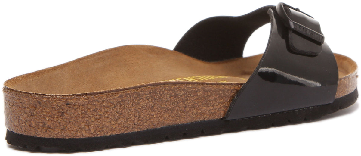 Sandales Birkenstock Madrid | Noires en Birko-Flor pour femme