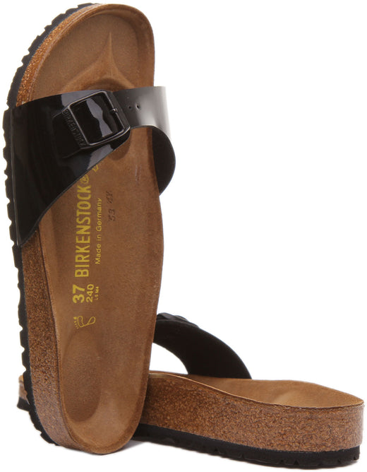 Sandales Birkenstock Madrid | Noires en Birko-Flor pour femme