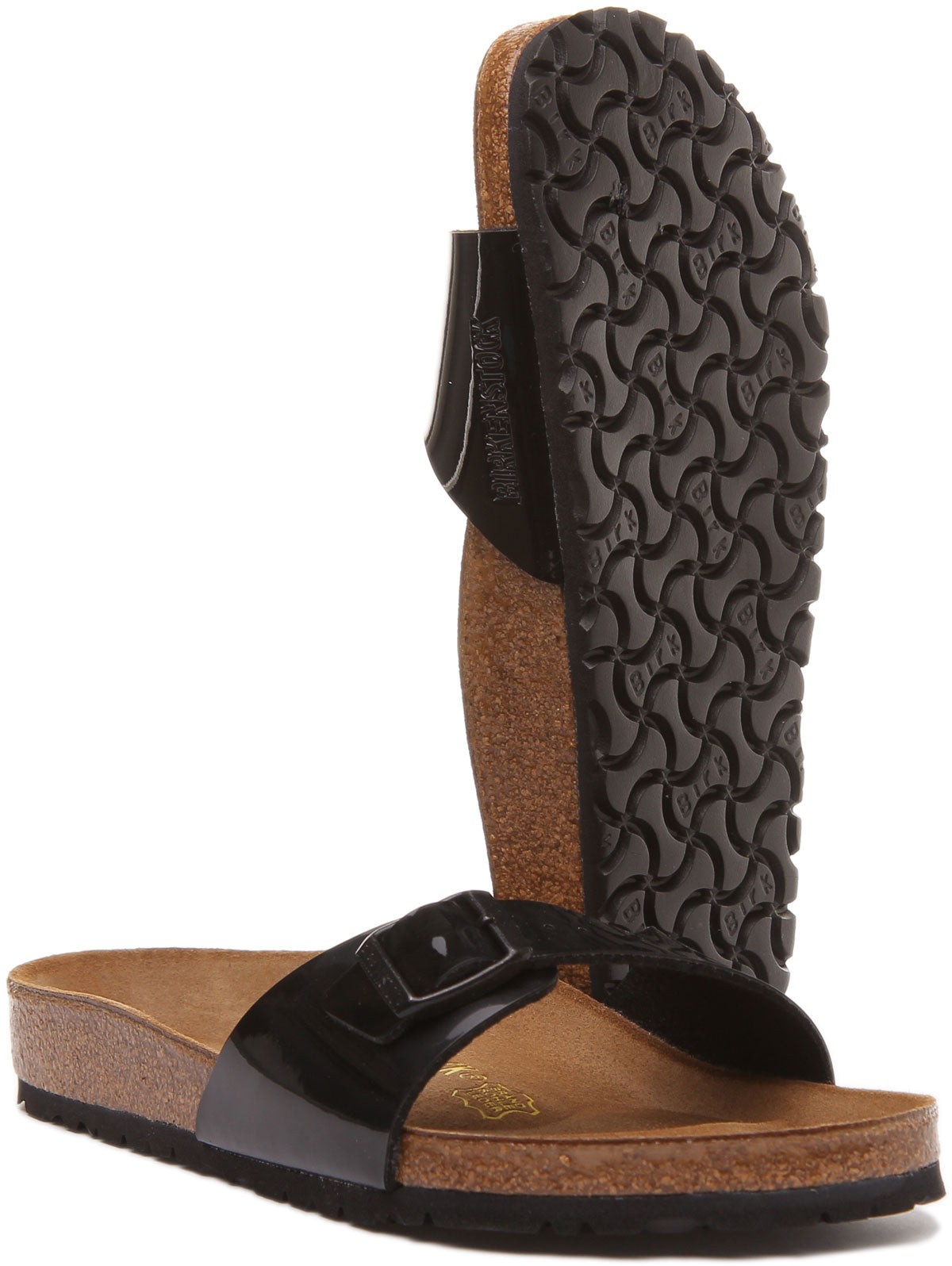 Sandales Birkenstock Madrid | Noires en Birko-Flor pour femme