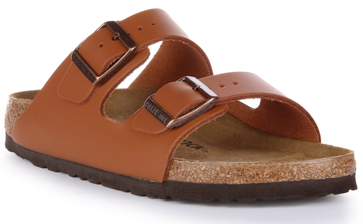 Sandali Birkenstock Arizona | Vera pelle marrone per uomo e donna