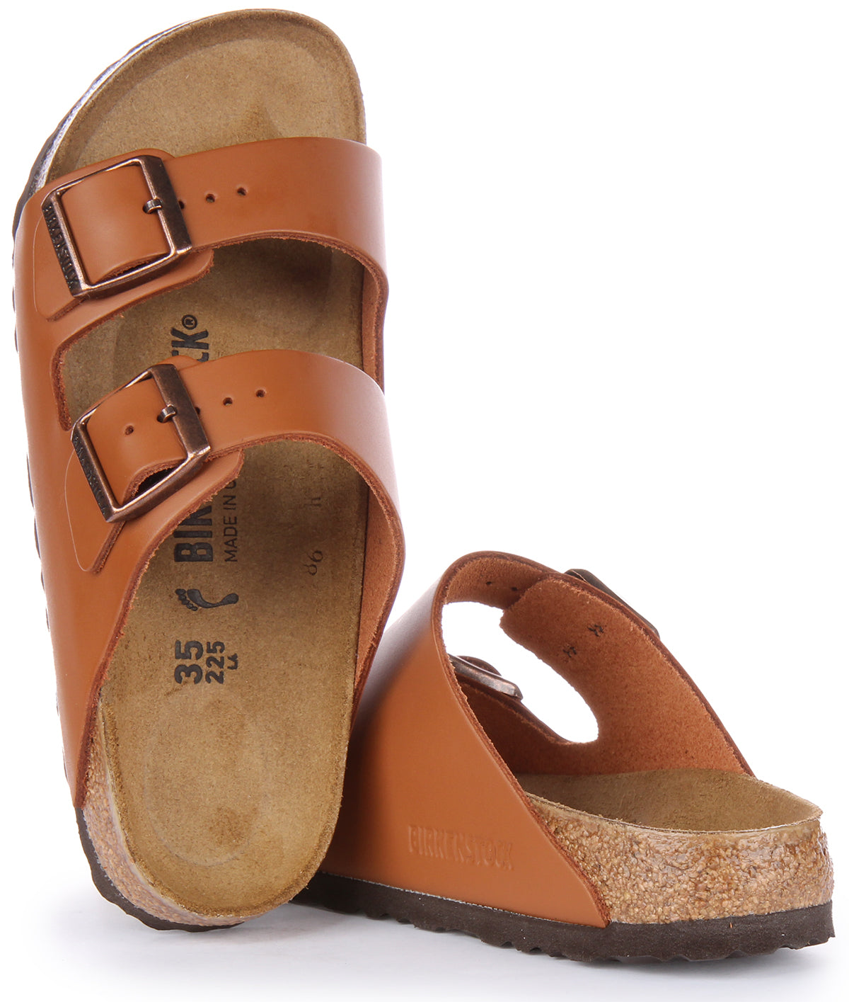 Sandali Birkenstock Arizona | Vera pelle marrone per uomo e donna