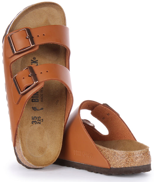 Sandali Birkenstock Arizona | Vera pelle marrone per uomo e donna