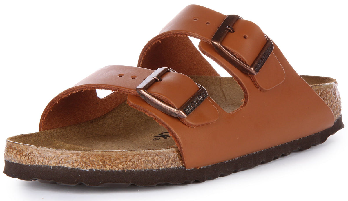 Sandali Birkenstock Arizona | Vera pelle marrone per uomo e donna