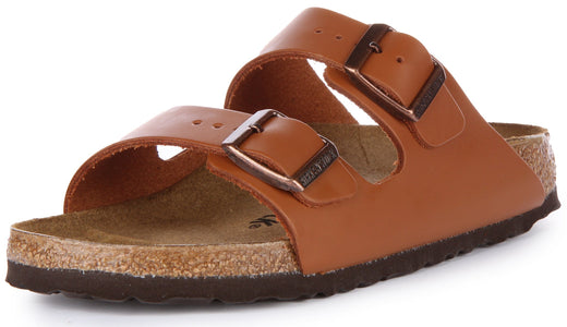Sandali Birkenstock Arizona | Vera pelle marrone per uomo e donna
