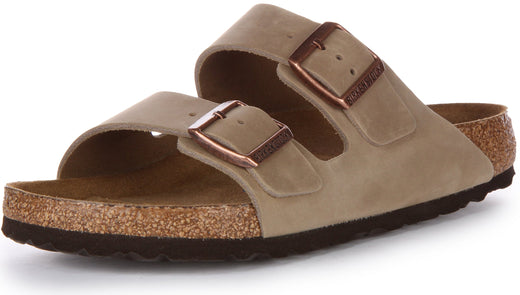Sandali Birkenstock Arizona | Vera pelle marrone per uomo e donna