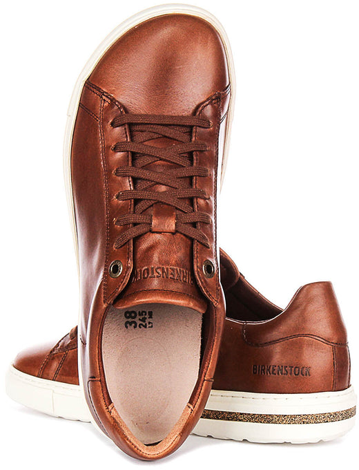 Zapatillas Birkenstock Bend Low | Piel auténtica color coñac para hombres y mujeres