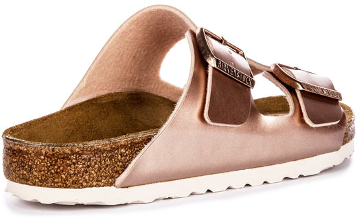 Birkenstock Arizona-sandalen | koperkleurig Birko-Flor voor kinderen - normale pasvorm