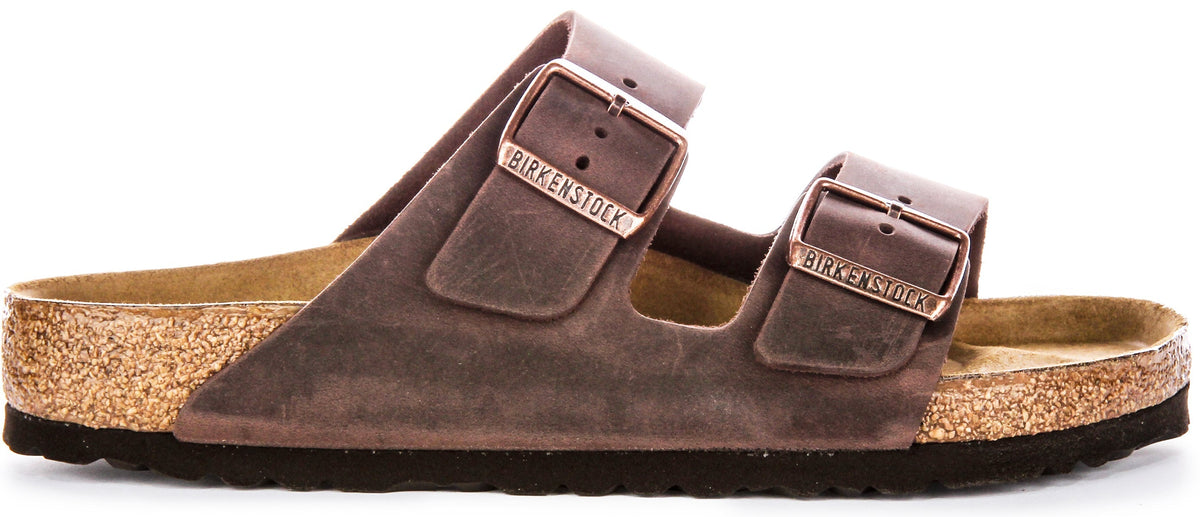 Sandali Birkenstock Arizona | Vera pelle marrone per donna