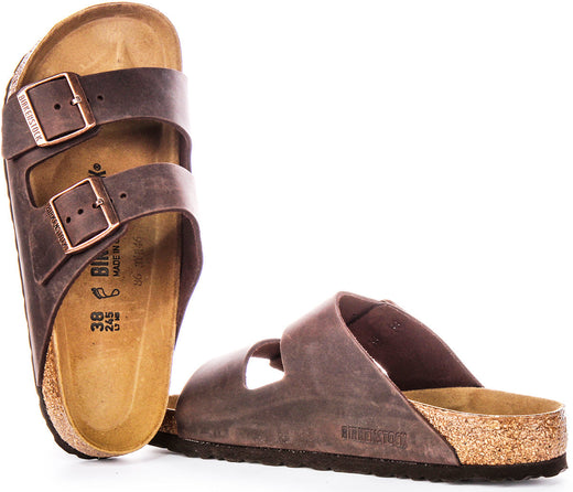Sandali Birkenstock Arizona | Vera pelle marrone per donna