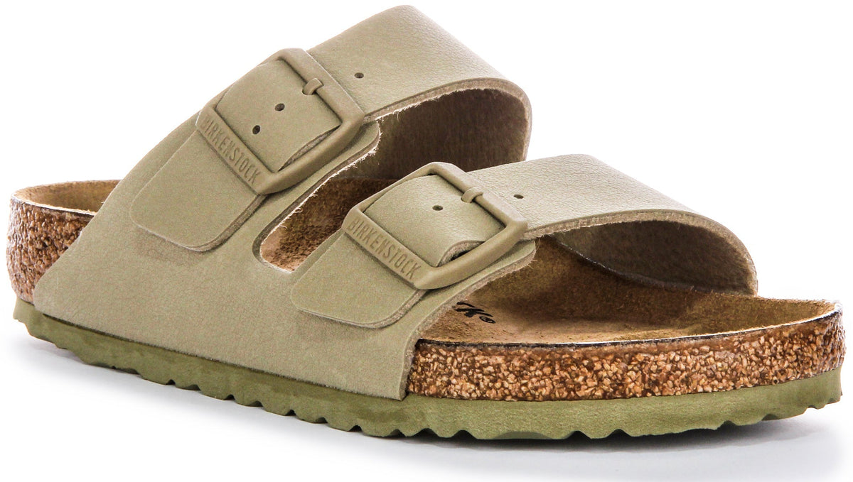 Birkenstock Arizona-sandalen | Kaki Birko-Flor voor heren en dames