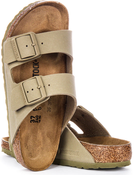 Birkenstock Arizona-sandalen | Kaki Birko-Flor voor heren en dames