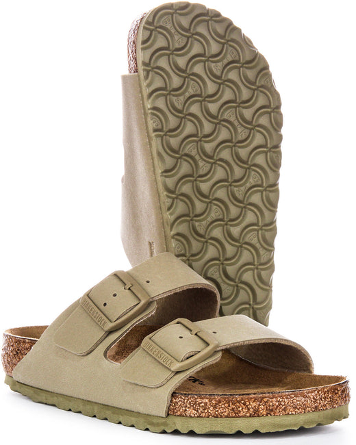 Birkenstock Arizona-sandalen | Kaki Birko-Flor voor heren en dames