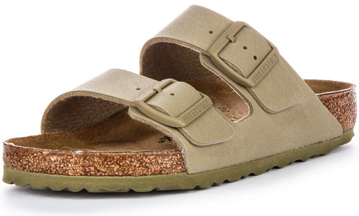 Birkenstock Arizona-sandalen | Kaki Birko-Flor voor heren en dames