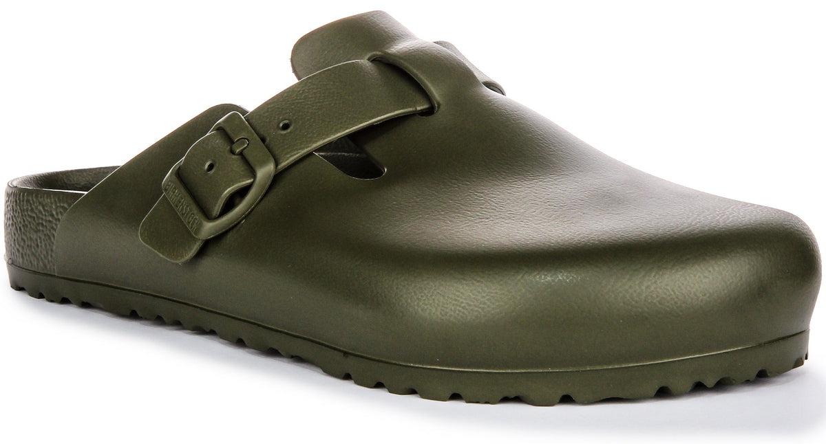 Sabots Birkenstock Boston | EVA kaki pour hommes et femmes