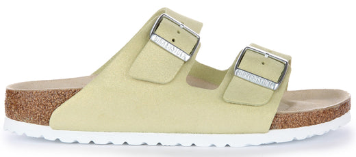 Birkenstock Arizona-sandalen | lichtgroen suède leer voor heren en dames