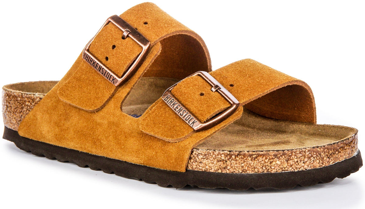 Birkenstock Arizona-sandalen | nertskleurig suède voor dames