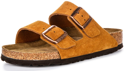 Birkenstock Arizona-sandalen | nertskleurig suède voor dames