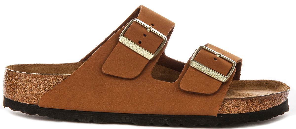Birkenstock Arizona-sandalen | taupekleurig Birko-Flor voor dames - normale pasvorm