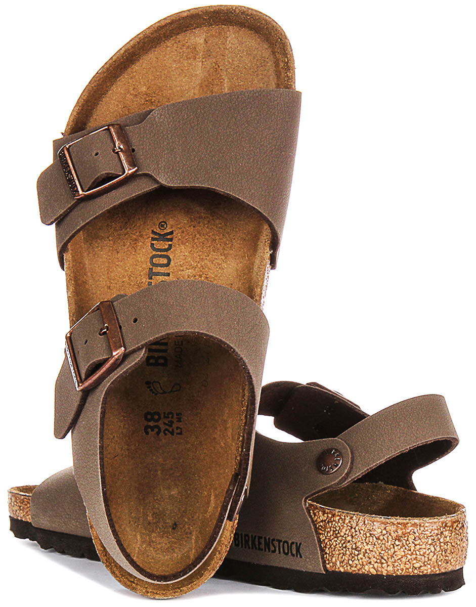 Scarpe Birkenstock New York | Birko-Flor color moka per bambini