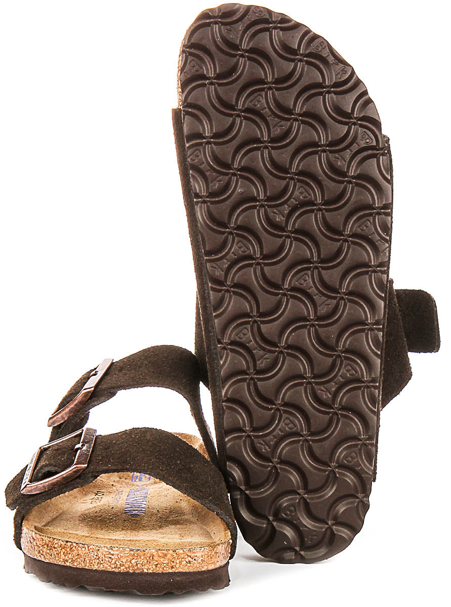 Birkenstock Arizona-sandalen | Mokka suède - Zacht voetbed voor dames en heren - Smalle pasvorm
