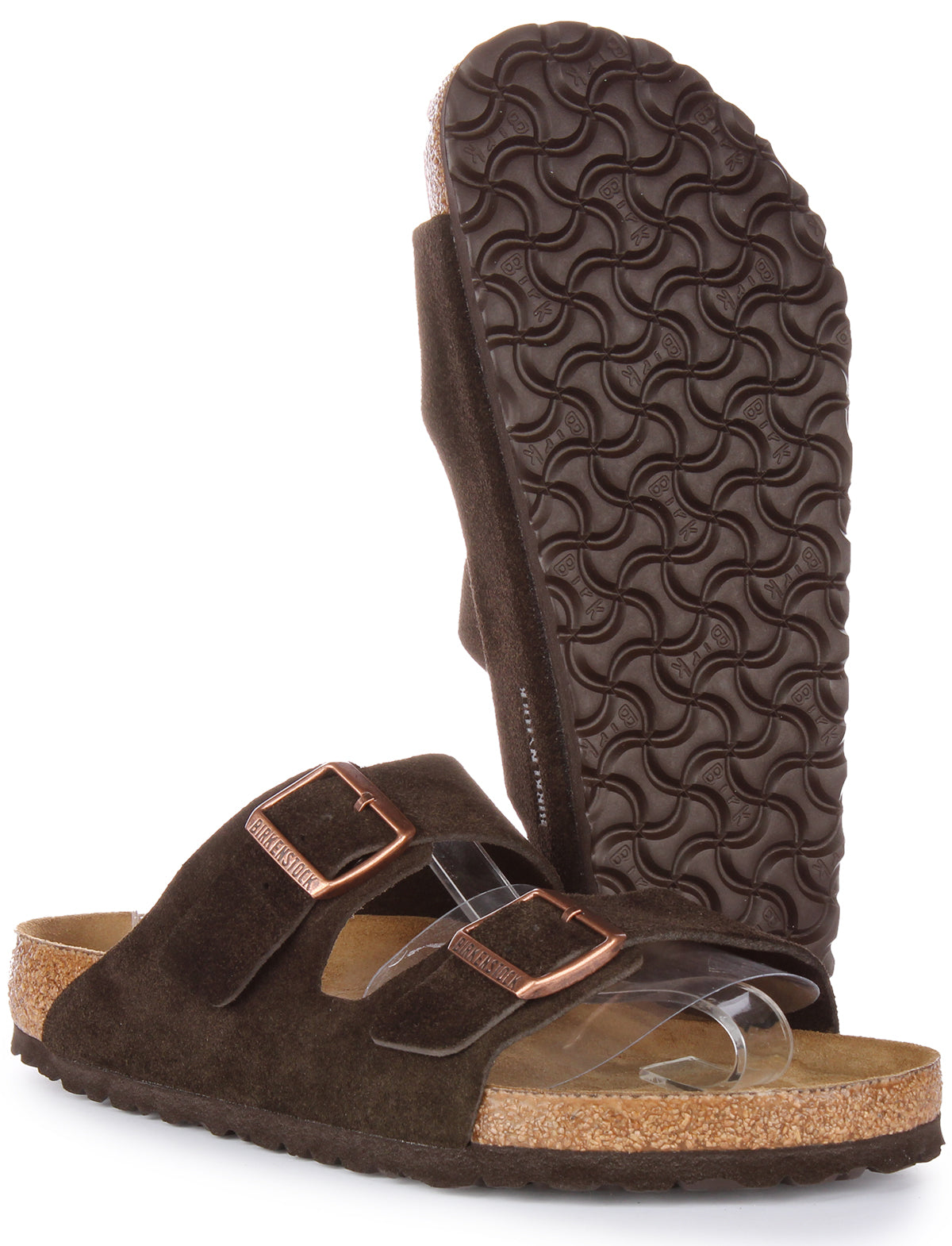 Birkenstock Arizona-sandalen | mokkakleurig suède leer voor heren