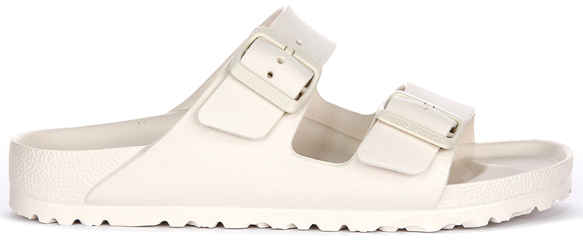 Sandales Birkenstock Arizona | EVA blanc cassé pour hommes et femmes - Coupe étroite