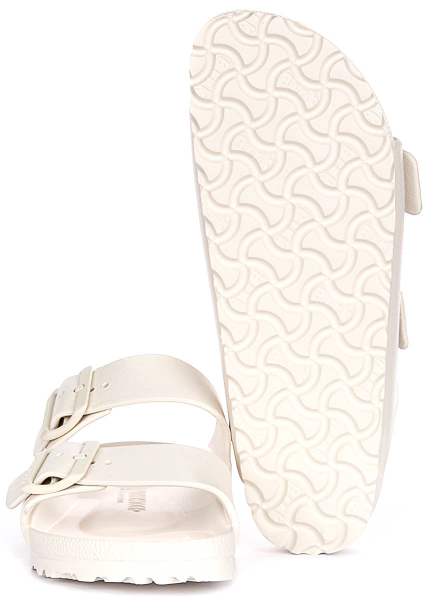 Sandales Birkenstock Arizona | EVA blanc cassé pour hommes et femmes - Coupe étroite