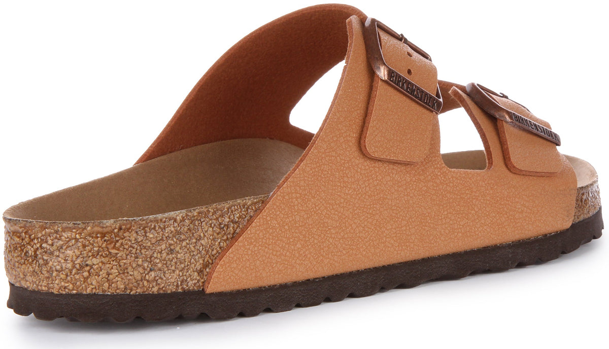 Sandales Birkenstock Arizona | Birko-Flor pêche - Adaptées aux végétaliens pour homme et femme