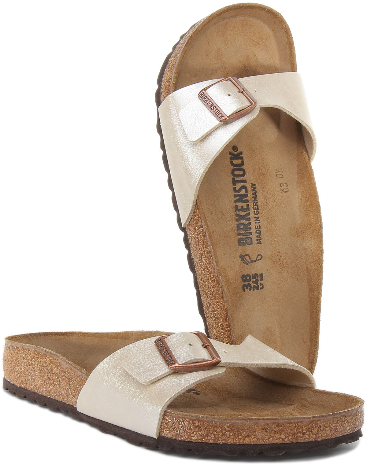 Sandalias Madrid de Birkenstock | Birko-Flor blanco para mujer