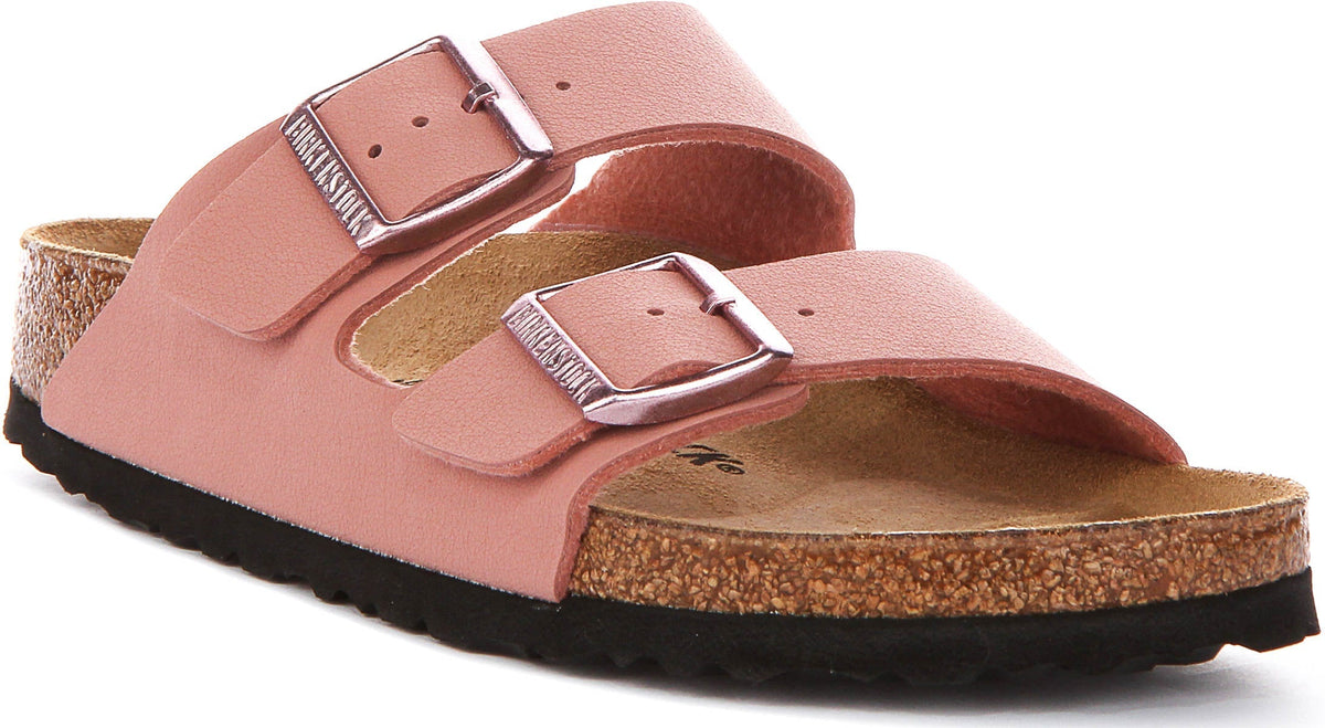 Birkenstock Arizona-sandaler | rosa Birko-Flor för barn - smal passform