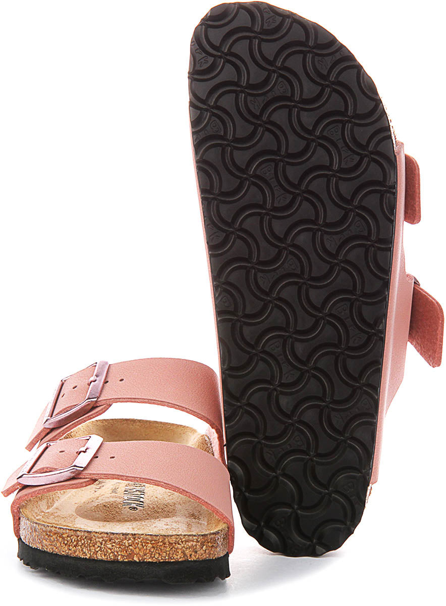 Birkenstock Arizona-sandaler | rosa Birko-Flor för barn - smal passform