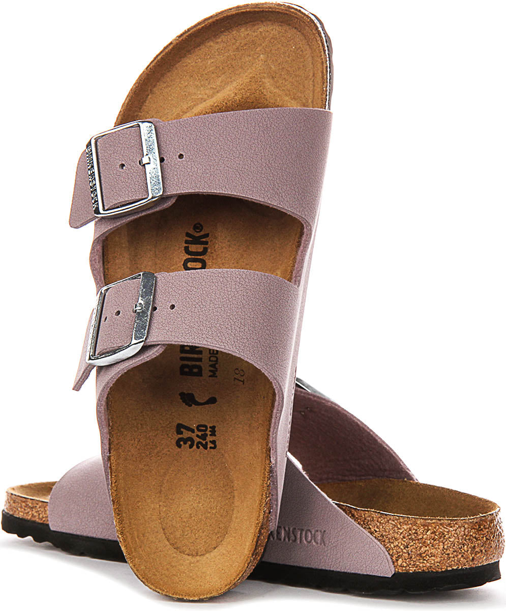 Sandali Birkenstock Arizona | Birko-Flor viola per bambini - Calzata stretta