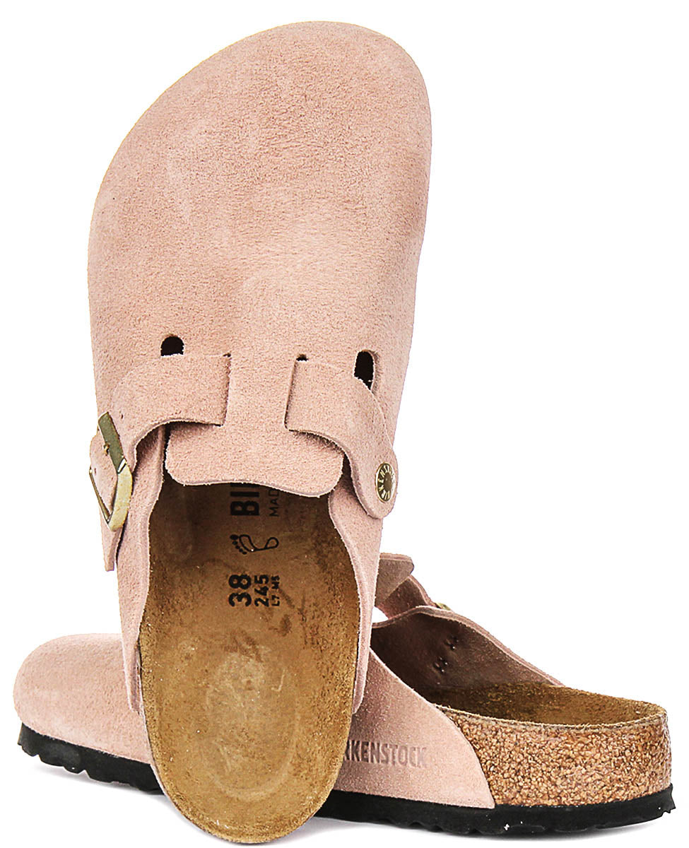 Birkenstock Boston-klompen | Roze Birko-Flor voor dames en heren