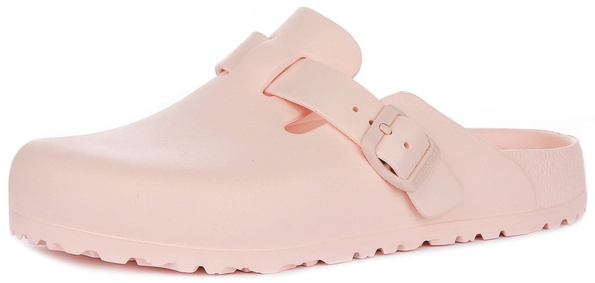 Sabots Birkenstock Boston | EVA rose pour hommes et femmes - Coupe étroite