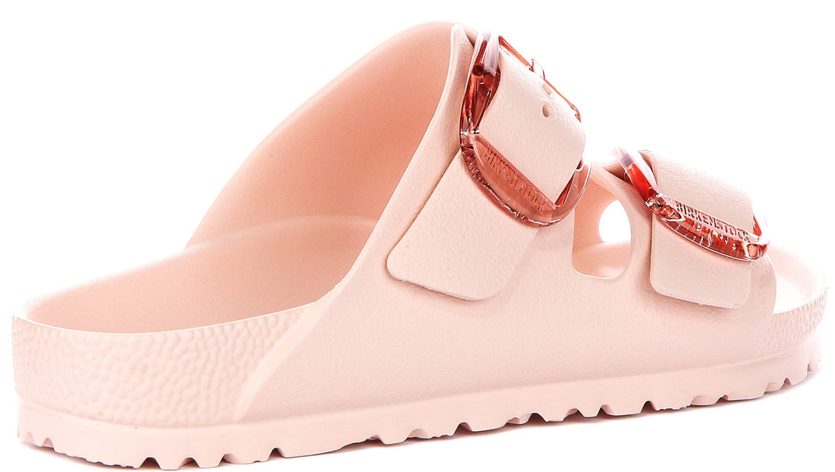Birkenstock Arizona-sandaler | rosa EVA - stort spänne för kvinnor - smal passform