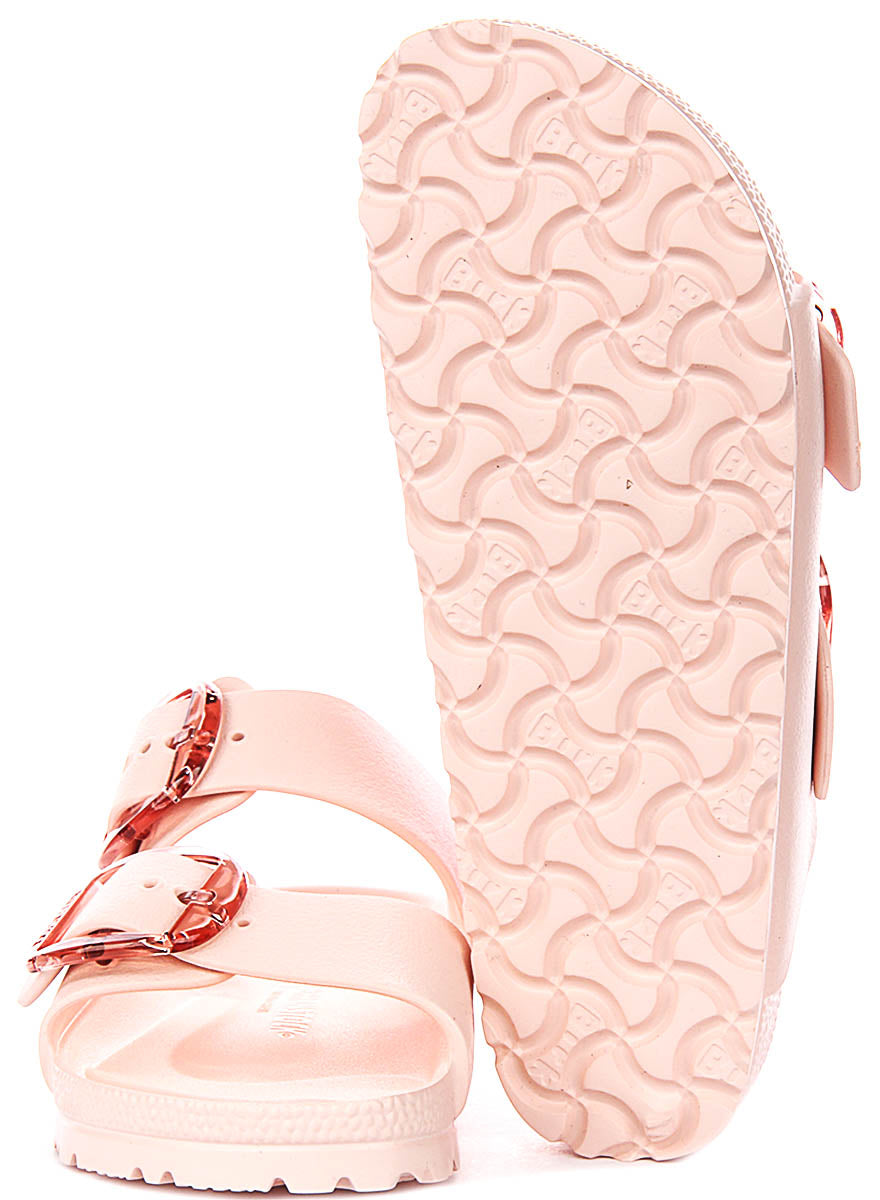 Birkenstock Arizona-sandaler | rosa EVA - stort spänne för kvinnor - smal passform